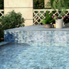 Durable Ceramic Pool Wall Mosaic 97x97mm-Blue Grotto