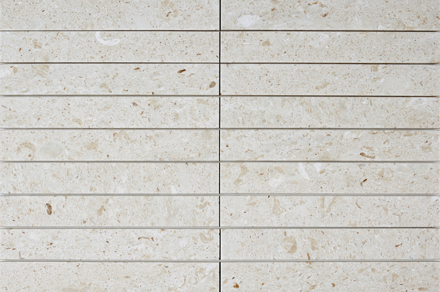 Golden Beige Stacked Stone Mosaic-BOT26