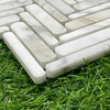 Calacatta Gold Chevron Marble Mosaic-CAG13