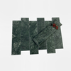 Indian Green Marble Rectangular Strip Mosaic–IND16 