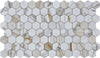 Calacatta Gold Hexagon Marble Mosaic-CAG27