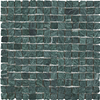 Indian Green Marble Rough Small Square Chip Mosaic–IND40H 