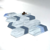 Vibrant Blue Stained Glass Mosaic for Indoor Walls-ZSS22