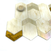 Yellow Glass Mosaic Tiles for Interior Wall Decoration-ZSS20