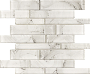 White Glass Tiles - AGATE STONE01