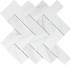 Cararra White Ceramic Mosaic Tiles 