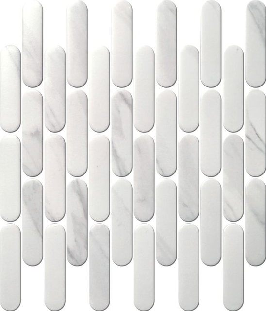 Ceramic Mosaic Tiles Cararra White -MXNKW1003
