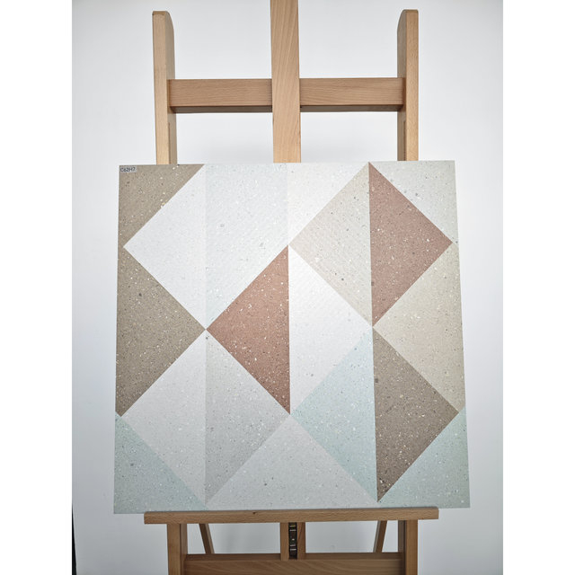 600x600mm Triangle Pattern Decor Tile-C62H7