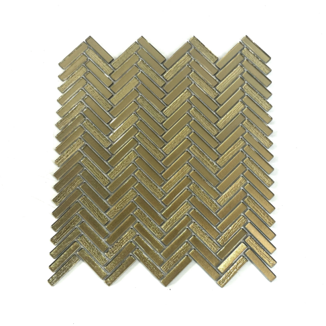 Electroplated Metal Glass Mosaic -DGG06 LUXE 