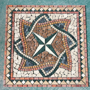 Decorative Natural Stone Mosaic Floor Medallion