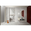 Matt Finish Light Grey Sandstone Look Tiles For Wall-Shell Smoke
