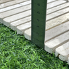 Tumbled Brushed Travertine Strip Mosaic-TRV11