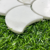 Calacatta Gold Scallop Marble Mosaic-CAG28