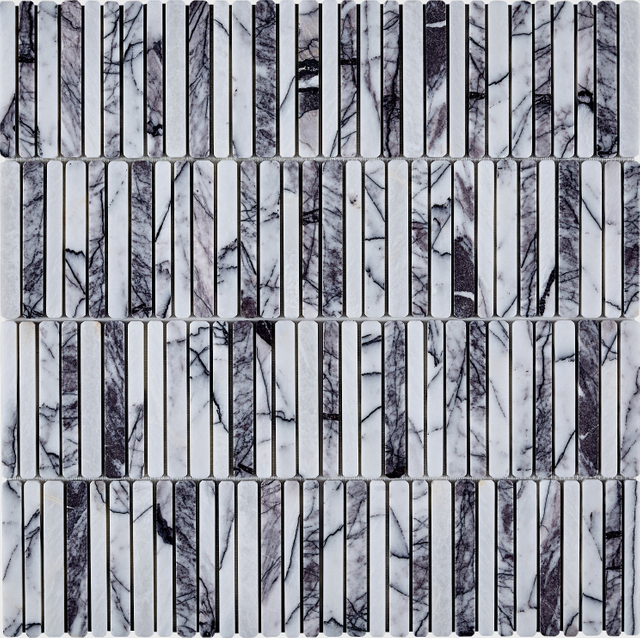 Lilac Marble Long Strip Mosaic Sheet–PLU11
