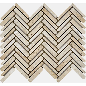 Herringbone Natural Stone Mosaic Tile-TRV13