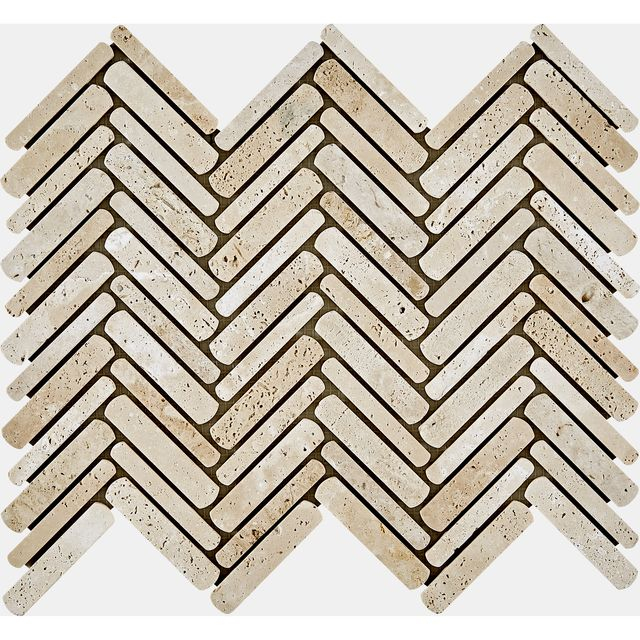 Herringbone Natural Stone Mosaic Tile-TRV13