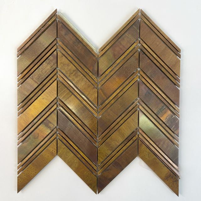 High-End Brass Mosaic Sheet-CST07