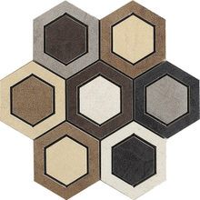 Porcelain Mosaic Hexagon Tile
