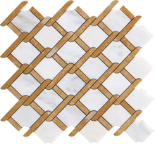 Grey Stone Mosaic Tiles - Knot