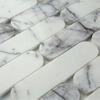 White Marble Mosaic Tile-CFS1741