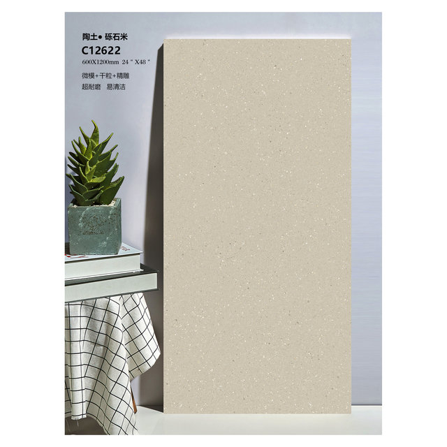 600x1200mm Beige Anti Slip Tile-C12622