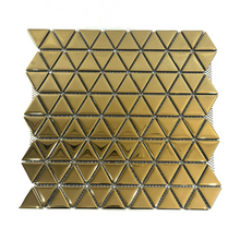 Electroplated Triangle Glass Mosaic -DGG09 Luxe