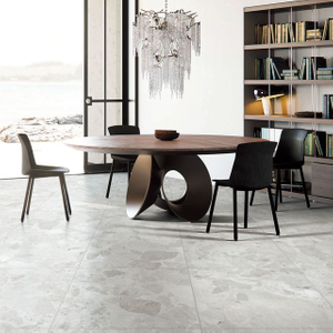 Bathroom Anti-Slip Terrazzo Tile-Matera Milk Coffee