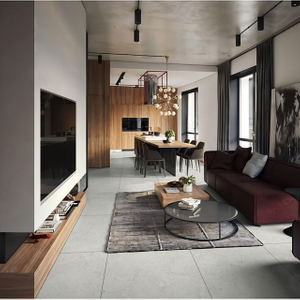 Soft Surface Porcelain Tile-Lunta Grey