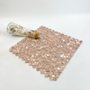 Industrial Rose Gold Solid Aluminum Mosaic-SAK04