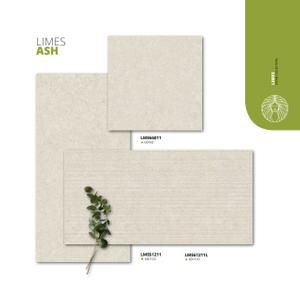 Natural Limestone Look Porcelain Tile for Floor and Wall-Limes Ash