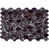 Rosso Levanto Fan Scale Marble Mosaic Tile-JLH29