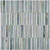 Emerald Marble Long Strip Mosaic-EME11