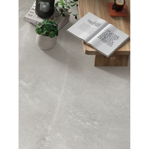 Matt Finish Light Grey Sandstone Look Tiles For Wall-Shell Smoke