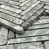 Indian Green Marble Herringbone Mosaic–IND13 