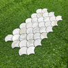Calacatta Gold Scallop Marble Mosaic-CAG28
