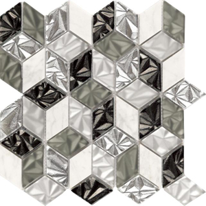 Diamond Glass and Stone Mosaic | Musivo｜Diamond