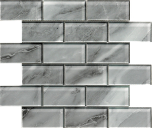 Brown Glass Backsplash - Laminted Stone06