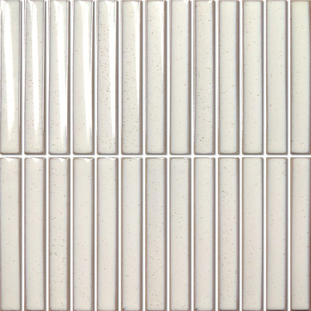 White Ceramic Wall Mosaic Tiles BHTH01042