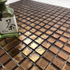 Gold Electroplated Glass Tile Sheet