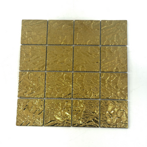 Electroplated Square Shape Glass Mosaic -DGG16 LUXE 