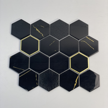 Gold Electroplated Tiles for Hotel Interiors 