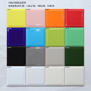 150x150 Bevel Gloss Square Tile