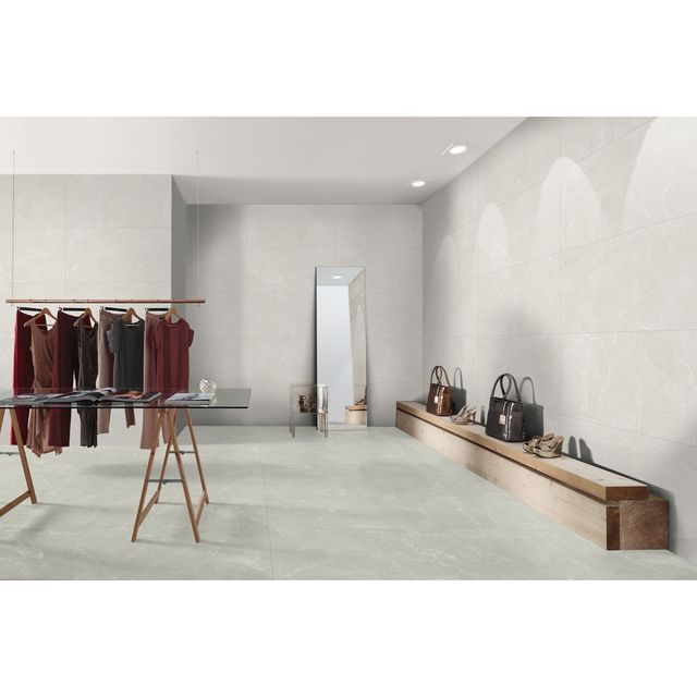 Concrete Look Porcelain Tile-Central Stone Grey