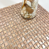 Premium Gold Aluminum Mesh Mounted Mosaic-SAK02