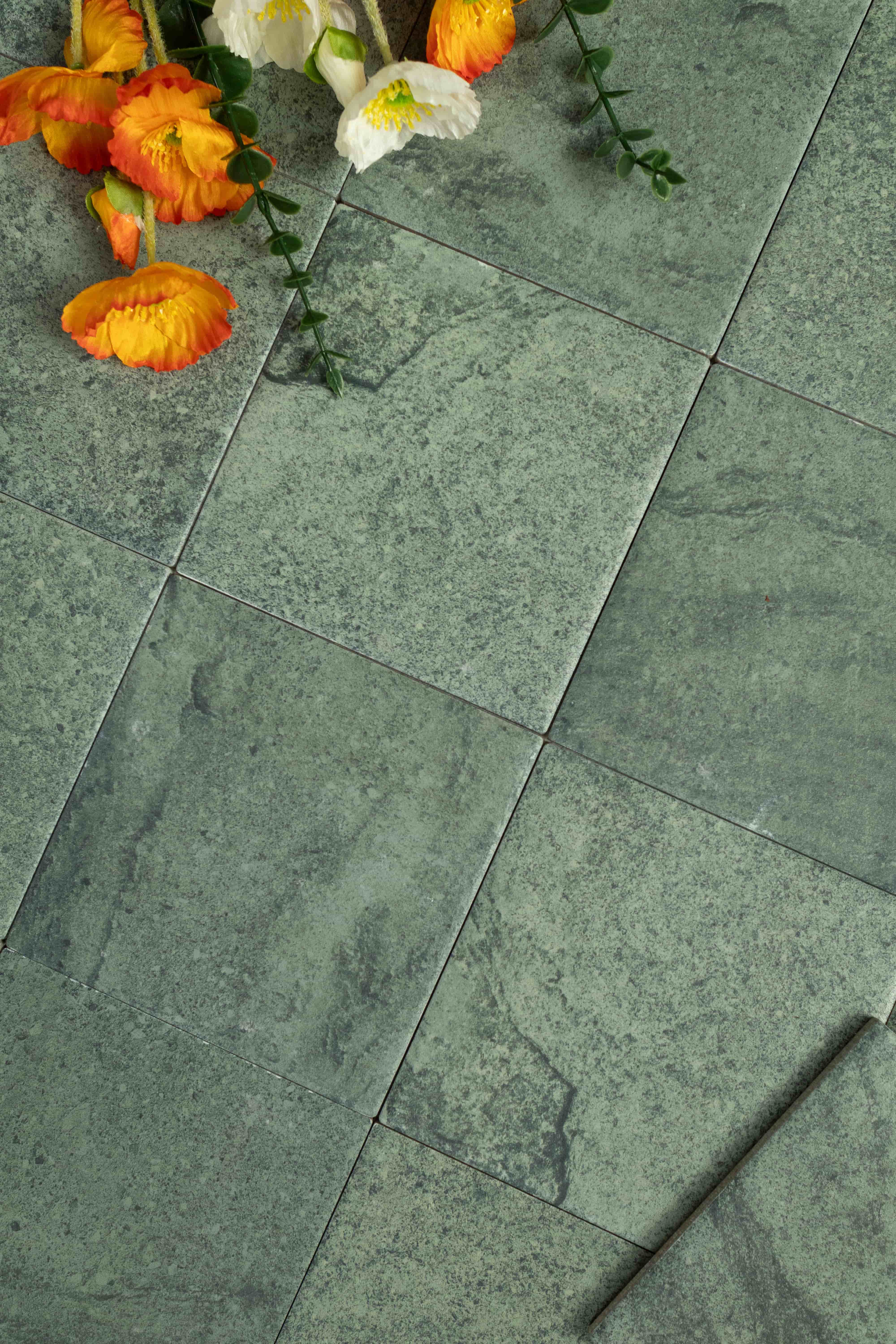 150x150mm Bali Stone Green Tile