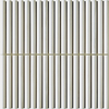 Star White Fluted Natural Stone Mosaic-XB22