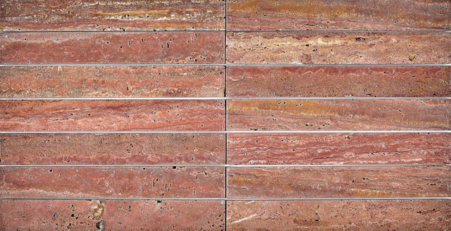 Red Travertine Brick-TRR26