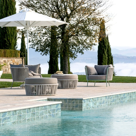 Glossy Blue Pool Mosaic Tile 97x97mm-Sky Blue