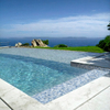 Matte Finish Non-Slip Ceramic Pool Mosaic 97x97mm-Blue Jean