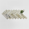 Kajin Gold Herringbone Marble Mosaic-ZGG20